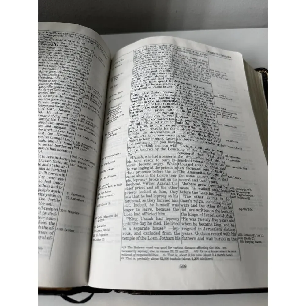 Thompson Chain Reference Bible NIV Genuine Leather Red Letter 1992 Kirkbride